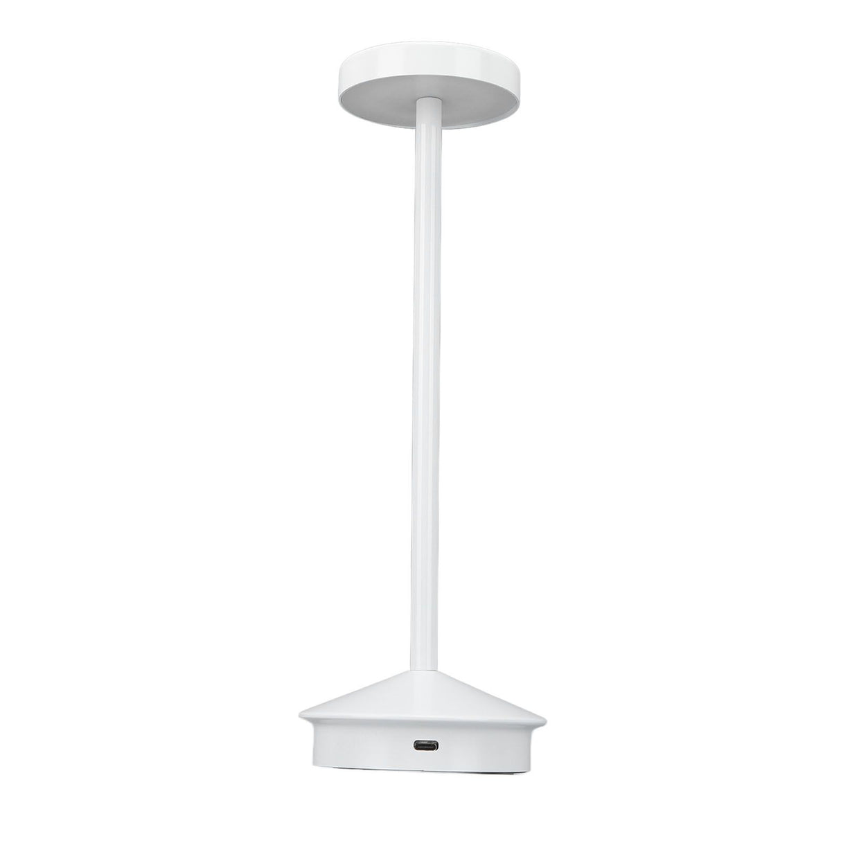 Rechargeable LED Table Lamp 2000mAh Cordless Battery Operated Metal Bedside USB C Desk Light Portable 3 Modes Dimmable White
