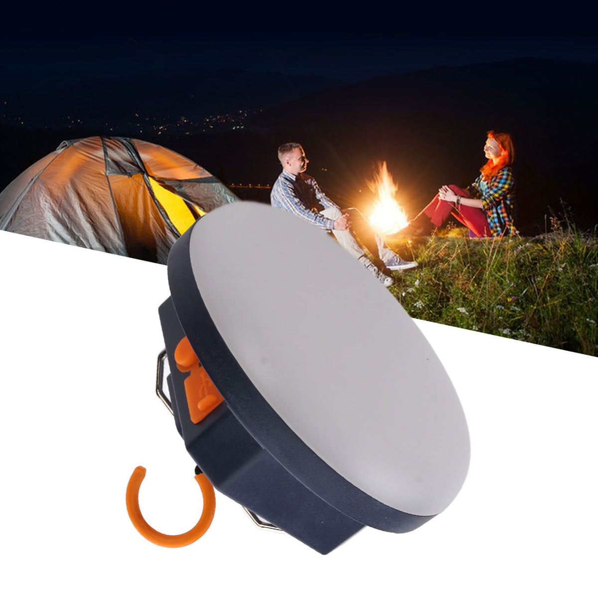 LED Camping Lantern 800lm Rechargeable Portable Emergency Light 4800mah for Home Hiking Hurricane