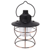 LED Camping Lantern Portable 3 Light Modes USB Charge Stepless Dimming LED Vintage Lantern for Hiking Camping Emergency - Front View