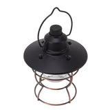 LED Camping Lantern Portable 3 Light Modes USB Charge Stepless Dimming LED Vintage Lantern for Hiking Camping Emergency - Side View