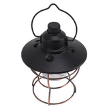 LED Camping Lantern Portable 3 Light Modes USB Charge Stepless Dimming LED Vintage Lantern for Hiking Camping Emergency - Top-Down View