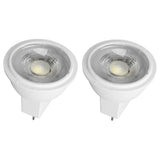 2Pcs MR11 Light Bulb High Brightness 3W 110V Faster Heat Dissipation GU4 Spotlight Bulbs for Landscape Lighting Bedroom Kitchen White Light - Side View