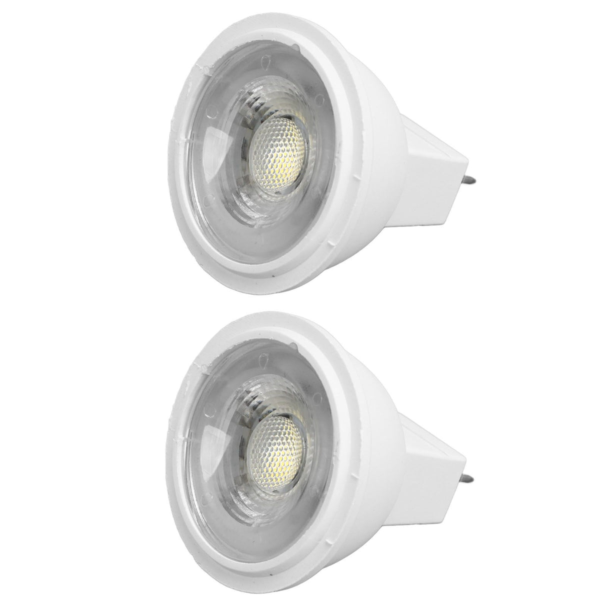 2Pcs MR11 Light Bulb High Brightness 3W 110V Faster Heat Dissipation GU4 Spotlight Bulbs for Landscape Lighting Bedroom Kitchen White Light