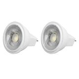 2Pcs MR11 Light Bulb High Brightness 3W 110V Faster Heat Dissipation GU4 Spotlight Bulbs for Landscape Lighting Bedroom Kitchen White Light
