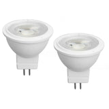 2Pcs MR11 Light Bulb High Brightness 3W 110V Faster Heat Dissipation GU4 Spotlight Bulbs for Landscape Lighting Bedroom Kitchen White Light