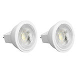 2Pcs MR11 Light Bulb High Brightness 3W 110V Faster Heat Dissipation GU4 Spotlight Bulbs for Landscape Lighting Bedroom Kitchen White Light