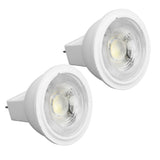 2Pcs MR11 Light Bulb High Brightness 3W 110V Faster Heat Dissipation GU4 Spotlight Bulbs for Landscape Lighting Bedroom Kitchen White Light