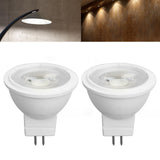 2Pcs MR11 Light Bulb High Brightness 3W 110V Faster Heat Dissipation GU4 Spotlight Bulbs for Landscape Lighting Bedroom Kitchen White Light