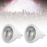 2Pcs MR11 Light Bulb High Brightness 3W 110V Faster Heat Dissipation GU4 Spotlight Bulbs for Landscape Lighting Bedroom Kitchen White Light