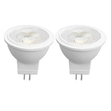 2Pcs MR11 Light Bulb High Brightness 3W 110V Faster Heat Dissipation GU4 Spotlight Bulbs for Landscape Lighting Bedroom Kitchen Warm Light