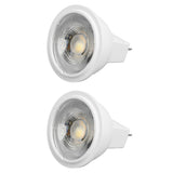 2Pcs MR11 Light Bulb High Brightness 3W 110V Faster Heat Dissipation GU4 Spotlight Bulbs for Landscape Lighting Bedroom Kitchen Warm Light