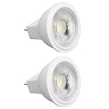 2Pcs MR11 Light Bulb High Brightness 3W 110V Faster Heat Dissipation GU4 Spotlight Bulbs for Landscape Lighting Bedroom Kitchen Warm Light