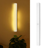 Under Cabinet Light 4W Motion Sensor Under Counter Light Rechargeable Battery Powered LED Warm Light for Closet Kitchen