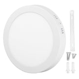 LED Flush Mount Ceiling Light 18W 6000K White Light Ultra Thin Round Flat Panel Ceiling Light for Hallway 85‑265V