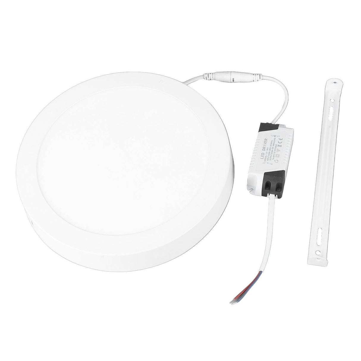LED Flush Mount Ceiling Light 18W 6000K White Light Ultra Thin Round Flat Panel Ceiling Light for Hallway 85‑265V