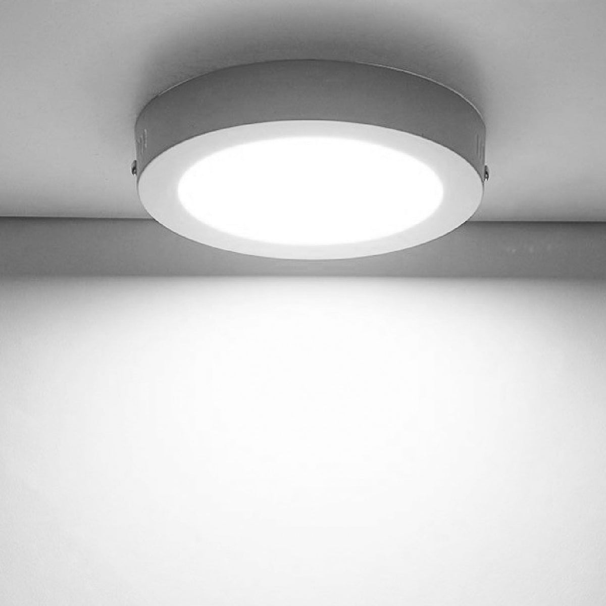 LED Flush Mount Ceiling Light 18W 6000K White Light Ultra Thin Round Flat Panel Ceiling Light for Hallway 85‑265V