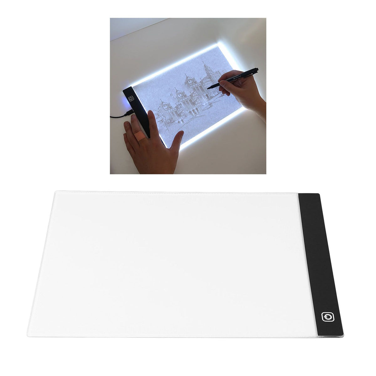 Copy Board A4 LED Light Box USB Powered 3 Level Brightness Tracing Pad for Drawing Sketching Animation