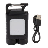 LED Keychain Flashlight 800LM USB Rechargeable Portable Mini Keychain Work Light Pocket Flashlight for Camping Hiking Fishing