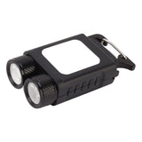LED Keychain Flashlight 800LM USB Rechargeable Portable Mini Keychain Work Light Pocket Flashlight for Camping Hiking Fishing - Side View