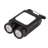 LED Keychain Flashlight 800LM USB Rechargeable Portable Mini Keychain Work Light Pocket Flashlight for Camping Hiking Fishing - Rear View