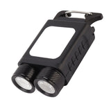 LED Keychain Flashlight 800LM USB Rechargeable Portable Mini Keychain Work Light Pocket Flashlight for Camping Hiking Fishing