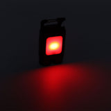 LED Keychain Flashlight 800LM USB Rechargeable Portable Mini Keychain Work Light Pocket Flashlight for Camping Hiking Fishing