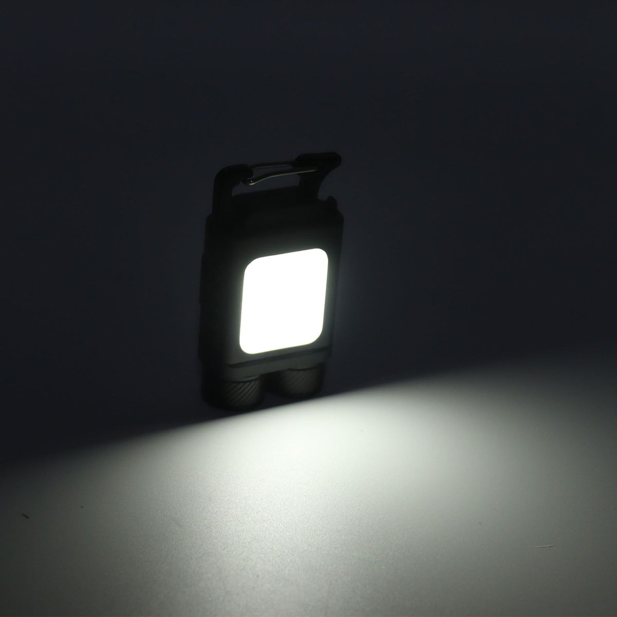 LED Keychain Flashlight 800LM USB Rechargeable Portable Mini Keychain Work Light Pocket Flashlight for Camping Hiking Fishing