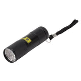 Small UV Flashlight 9 Led 395nm Purple Light Flashlight Mini Pet Urine Detector Light for Dog Cat Dry Stains Resin Curing