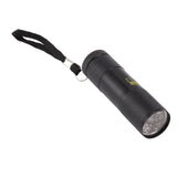 Small UV Flashlight 9 Led 395nm Purple Light Flashlight Mini Pet Urine Detector Light for Dog Cat Dry Stains Resin Curing