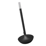 Cordless Table Lamp Innovative Candle Shape 3 Levels Brightness Dimmable Rechargeable LED Desk Lamp Black - Side View