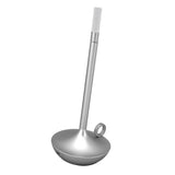 Cordless Table Lamp Innovative Candle Shape 3 Levels Brightness Dimmable Rechargeable LED Desk Lamp Silver - 45-Degree Angle