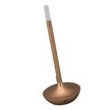 Cordless Table Lamp Innovative Candle Shape 3 Levels Brightness Dimmable Rechargeable LED Desk Lamp Gold - Side View