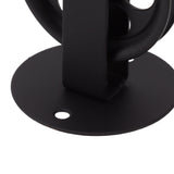 2pcs Industrial Pulley Wheels for Plug in Barn Pendant Light Vintage Wall Ceiling Mount Lifting Towing Pulleys Black - Extra Image
