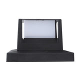 Square Outdoor Fence Post Cap Light Solar Post Light LED Landscape Lighting for Household Garden Courtyard Fence Dual Color Light Black - Extra Image