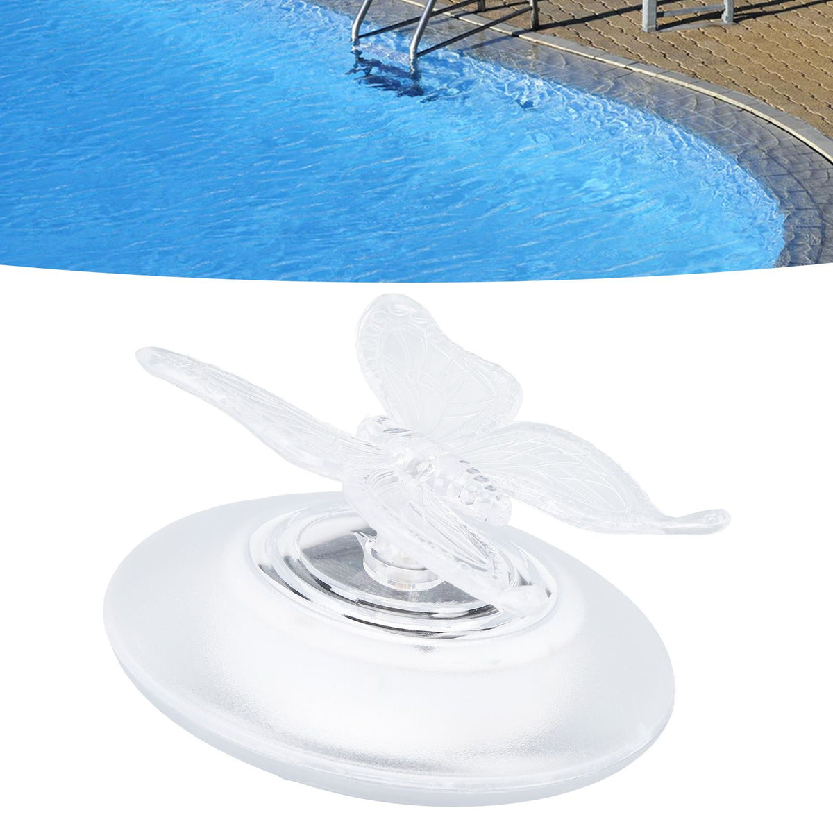 Solar Float LED Lamp IP45 Waterproof RGB Solar Pool Light Outdoor Garden Pond Water Light Butterfly Shape
