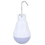 Solar Light Bulb Solar Panel LED Bulb ABS White Light 500mAh Battery Hook Design Solar Light for Emergency Camping Tent - Extra Image