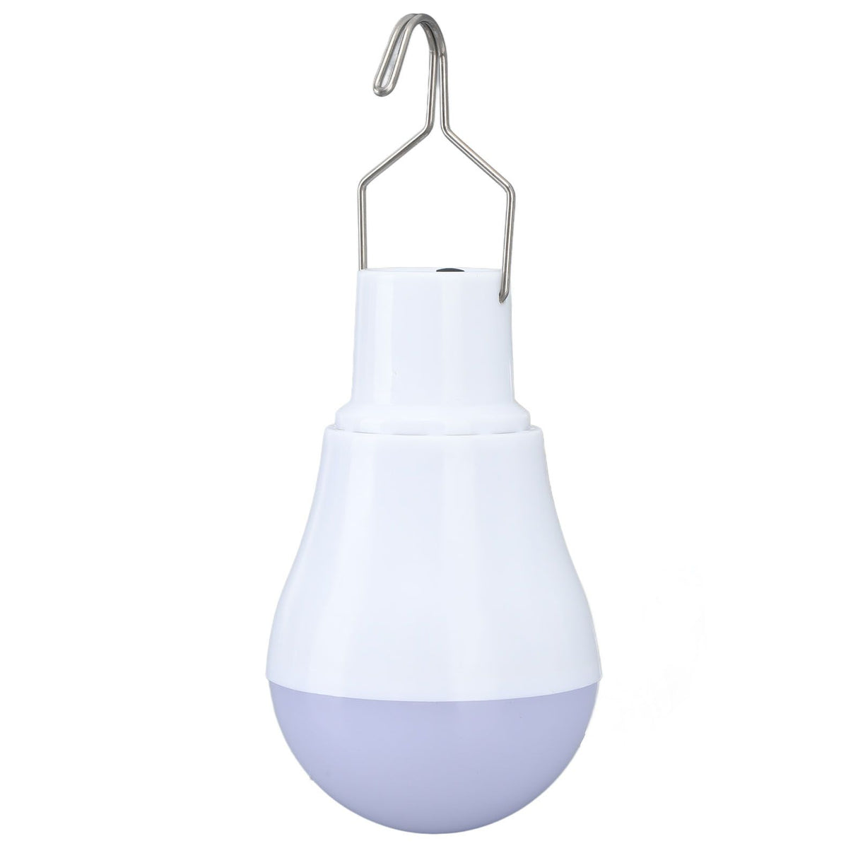 Solar Light Bulb Solar Panel LED Bulb ABS White Light 500mAh Battery Hook Design Solar Light for Emergency Camping Tent