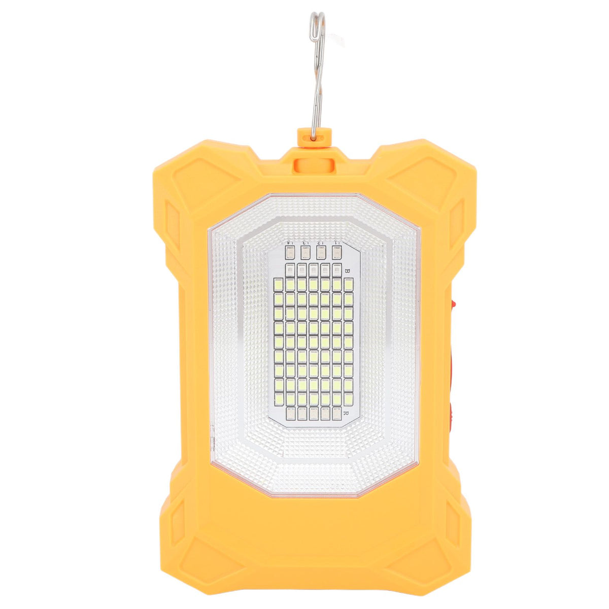 LED Solar Light Rechargeable Portable Flood Light Hooked Tent Light Outdoor Emergency Light for Camping Hiking Fishing