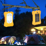 LED Solar Light Rechargeable Portable Flood Light Hooked Tent Light Outdoor Emergency Light for Camping Hiking Fishing - Extra Image