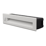 Recessed Sensing Step Light Frosted White LED Stair Light for Hallway Closet Bedroom 110‑240V