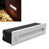 Recessed Sensing Step Light Frosted White LED Stair Light for Hallway Closet Bedroom 110‑240V
