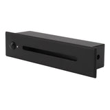 LED Stair Light 4000K Motion Sensor Step Light IP65 Waterproof Embedded Corner Wall Lamp for Indoor Outdoor Deck Hallway Patio 110 to 240V Black - Close-Up Angle