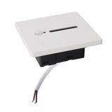 LED Step Light 3W Recessed Motion Seneor Dusk to Dawn Sensor 4000K Stair Light 110‑240V for Indoor Closet Hallway - Close-Up Angle