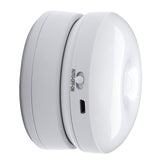 Motion Sensor Night Light 360 Degree Rotation LED Rechargeable Motion Activated Night Light for Stairs Wall Closet Cabinet White Light
