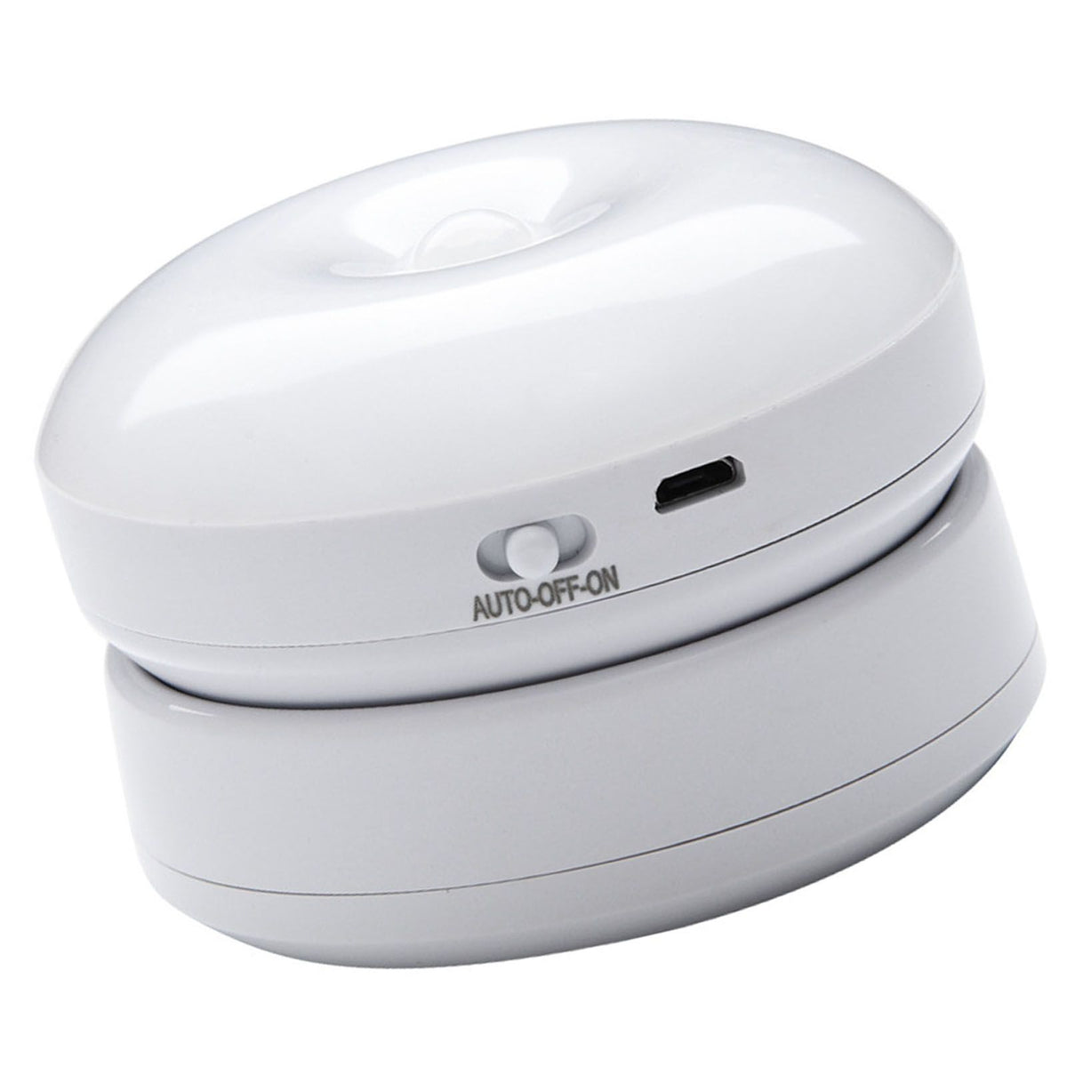 Motion Sensor Night Light 360 Degree Rotation LED Rechargeable Motion Activated Night Light for Stairs Wall Closet Cabinet White Light
