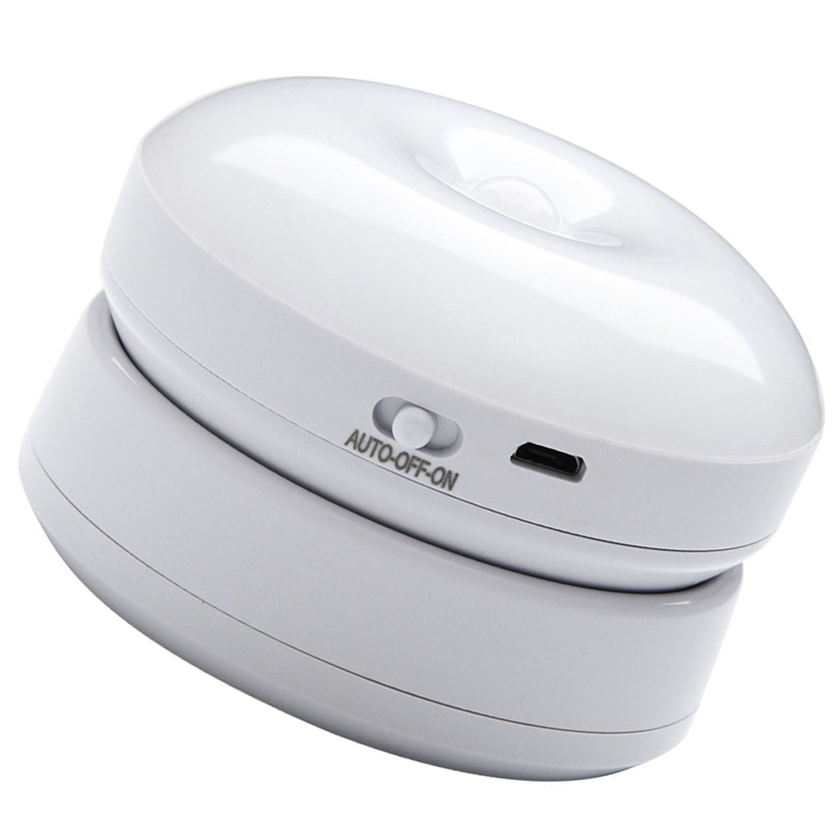 Motion Sensor Night Light 360 Degree Rotation LED Rechargeable Motion Activated Night Light for Stairs Wall Closet Cabinet White Light
