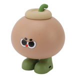 Fruit Silicone Nightlight USB Type C 500mAh 3 Level Brightness Tap Button Switch Cute Silicone Nightlight for Bedroom Coconut - Front View