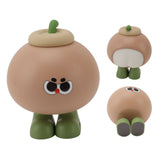 Fruit Silicone Nightlight USB Type C 500mAh 3 Level Brightness Tap Button Switch Cute Silicone Nightlight for Bedroom Coconut