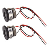 2PCS Recessed Mini LED Spotlight 15 Degrees 1 Watt 80LM Small LED Spotlight for Jewelry Showcase 12VDC - Low Angle