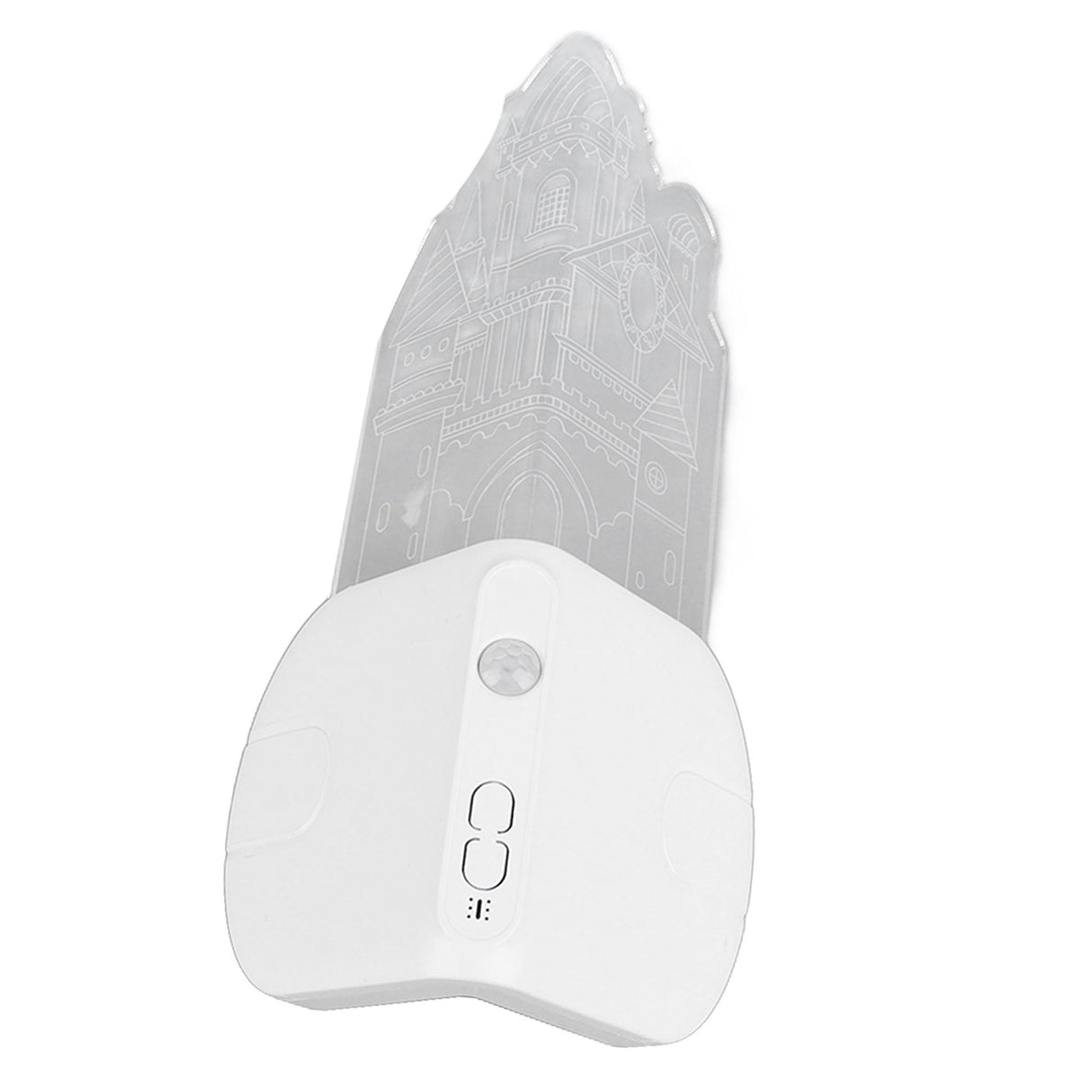 Motion Sensor Castle Night Light USB Charging Castle Wall Corner Nightlight for Hallway Staircase Bedroom